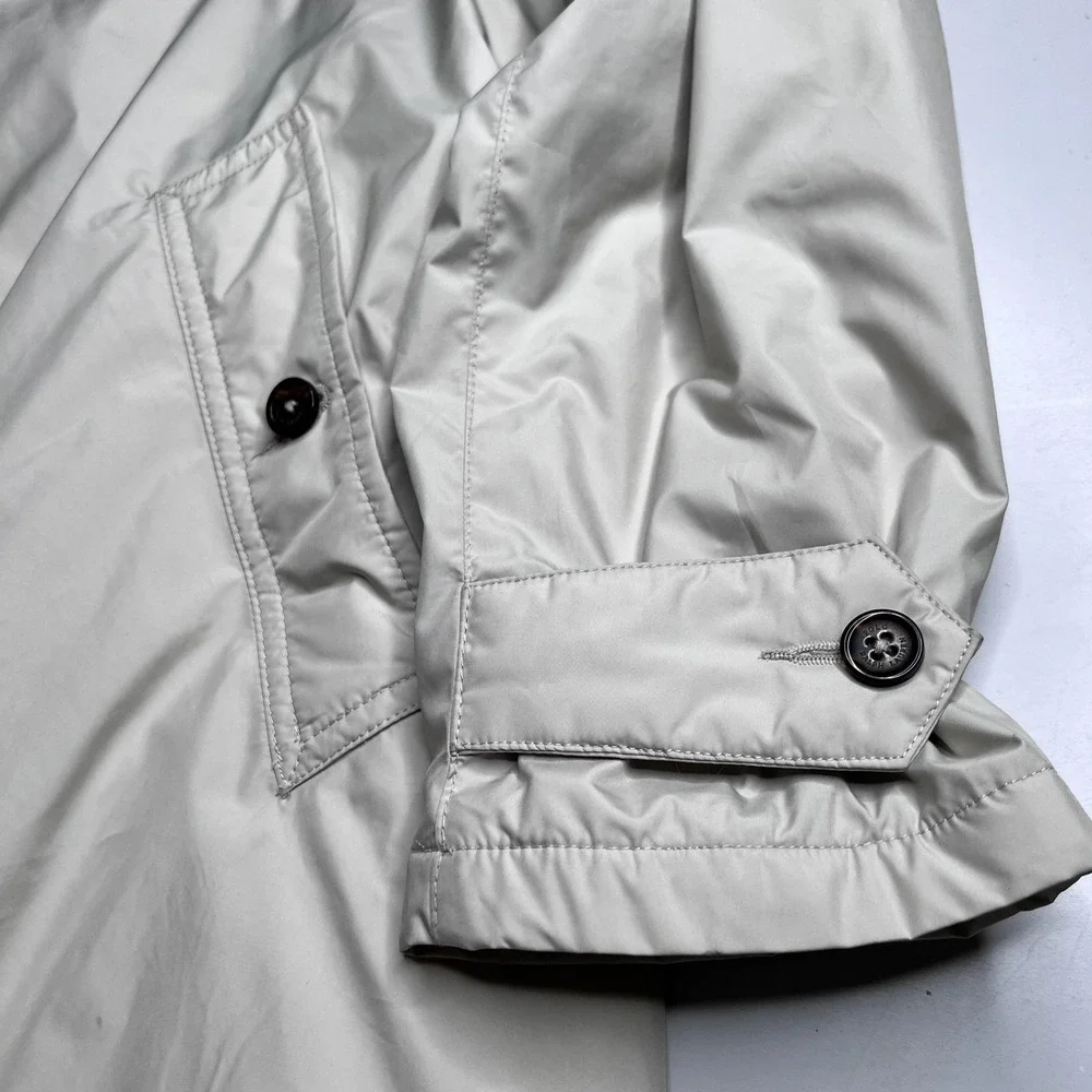 Polo Ralph Lauren Coat Mens XL White Insulated Rain Performance Mid Length‎